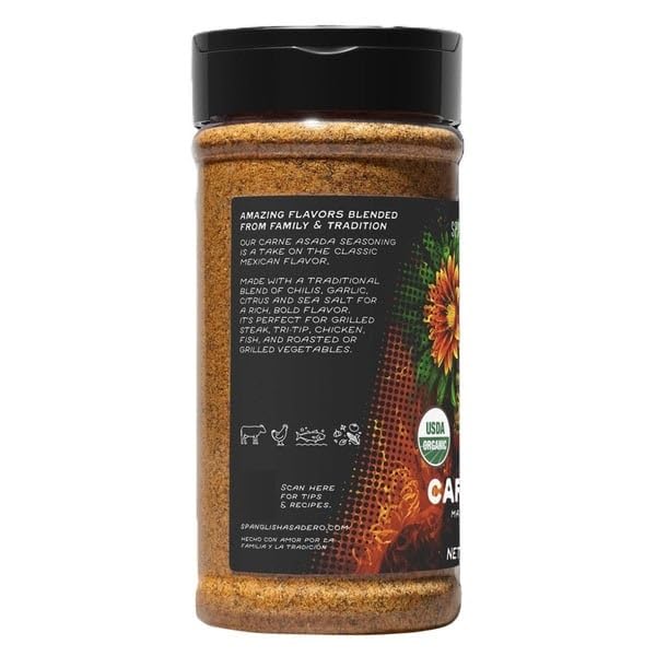 Spanglish Asadero packaging emphasizes USDA Organic status and traditional Mexican flavor.