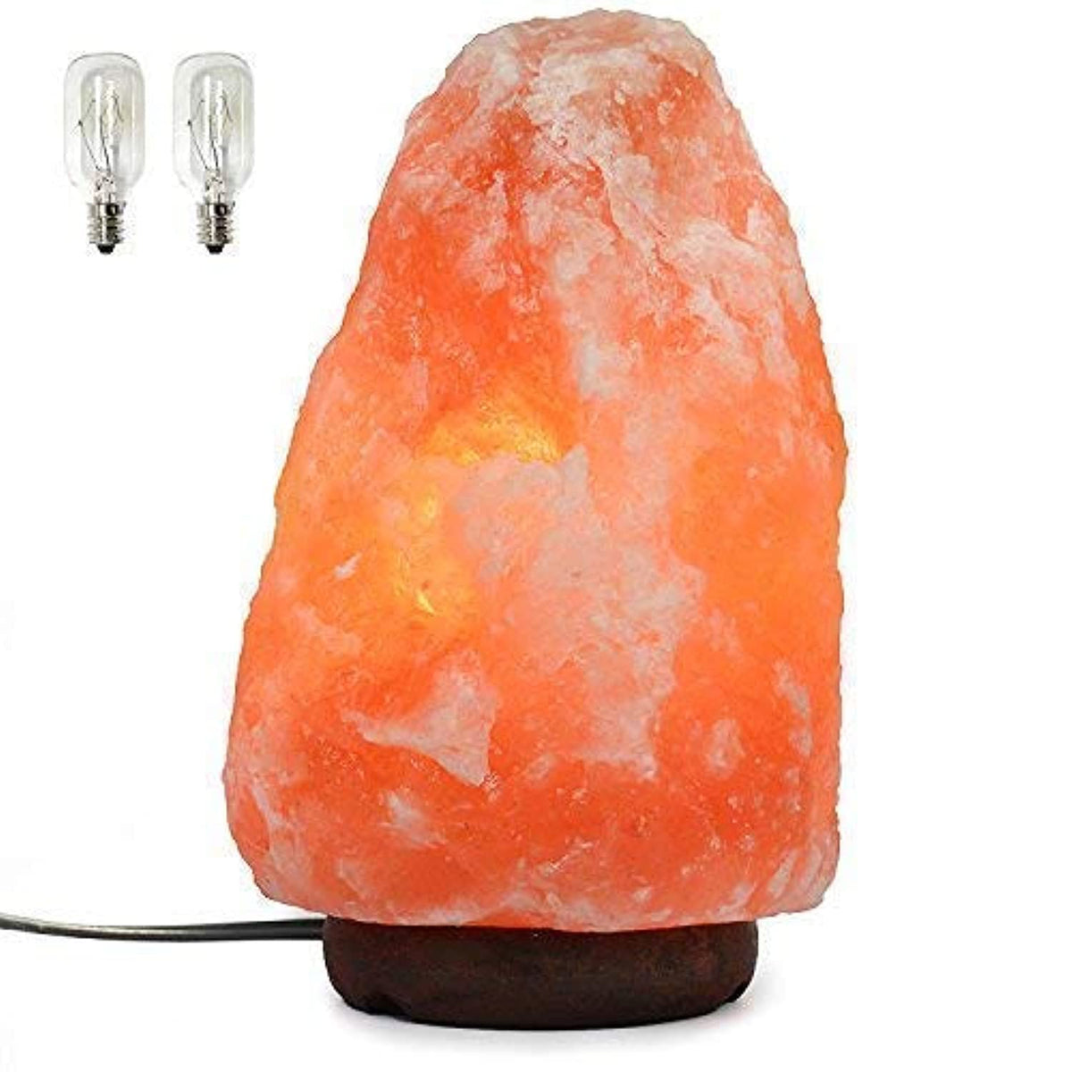 Spantik 7-inch Himalayan salt lamp with dimmer for a warm ambient glow