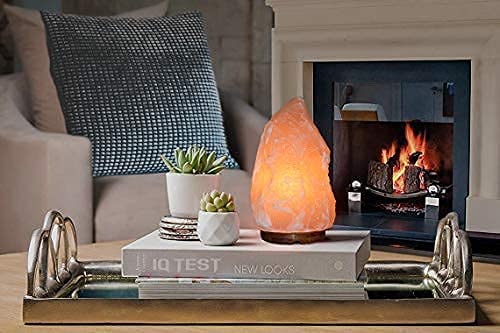 Authentic Pakistan-sourced Spantik Himalayan salt lamp decor
