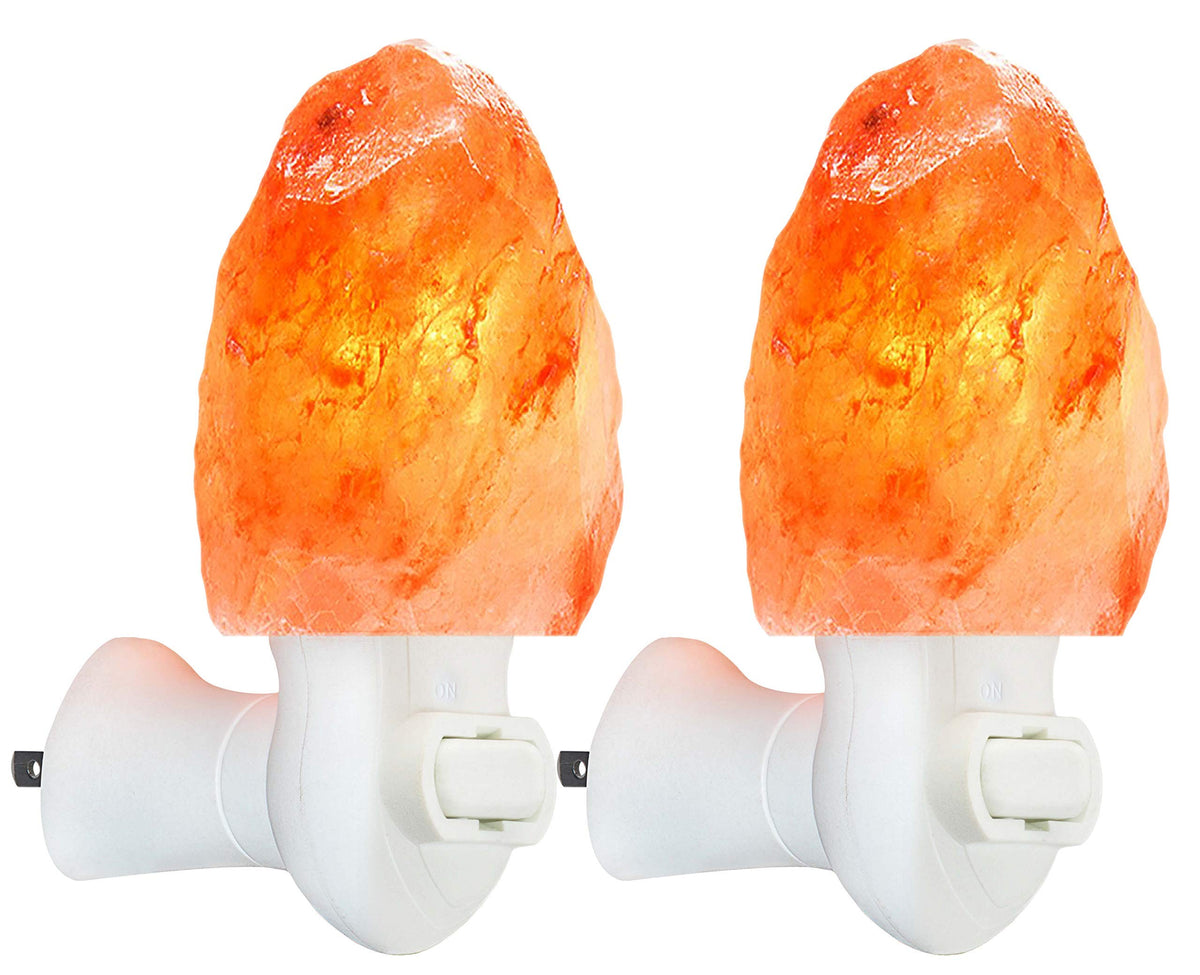 Spantik pink Himalayan salt lamp hand carved adds warm glow to any room.