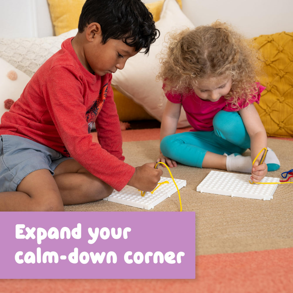 SPARK & WOW threading pen set for tactile engagement and fine motor practice.