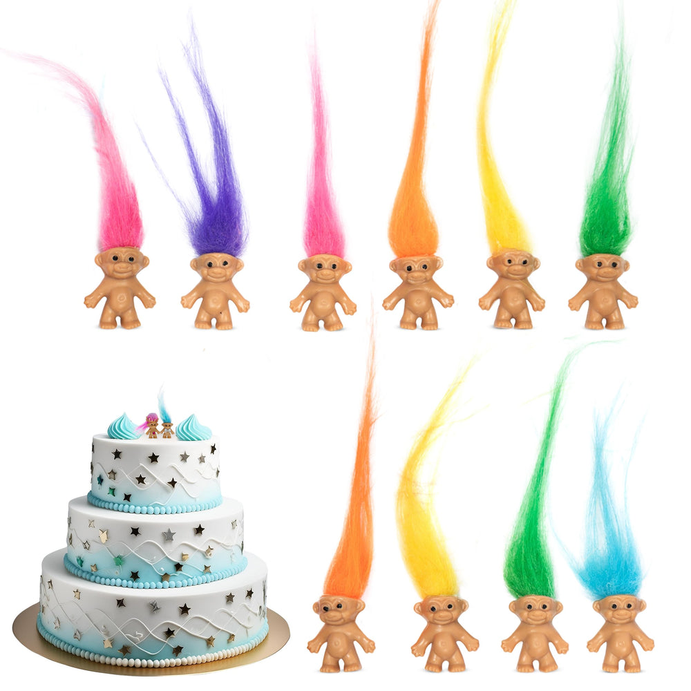 Sparkle Pins lucky mini troll dolls crafted for durable school projects.