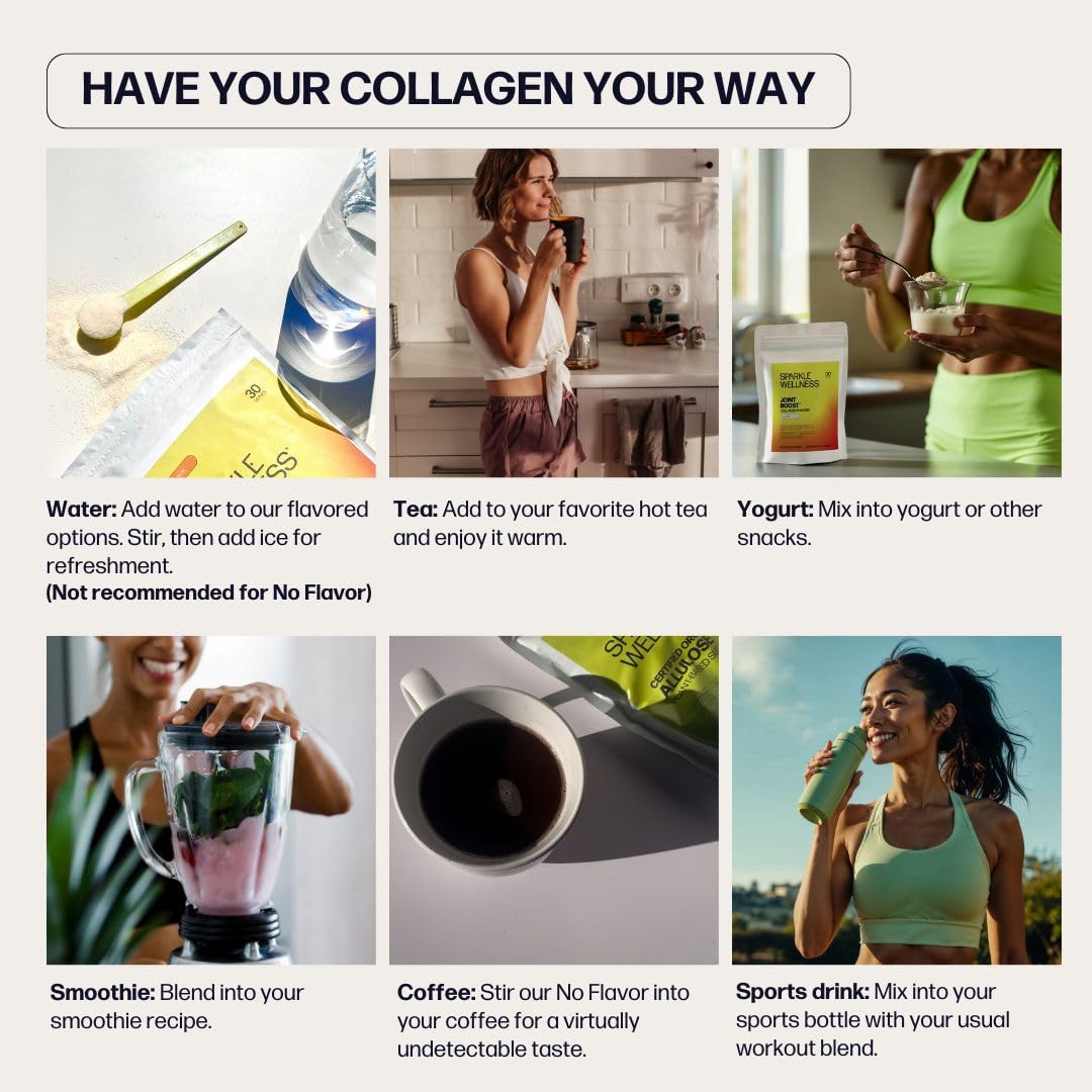 Sparkle Wellness bone broth with collagen being stirred in