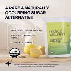 Sparkle Wellness Organic Allulose baking scene, ideal for desserts