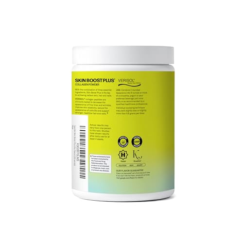 Sparkle Wellness VERISOL tub opened with scoop for easy flavorless mixing