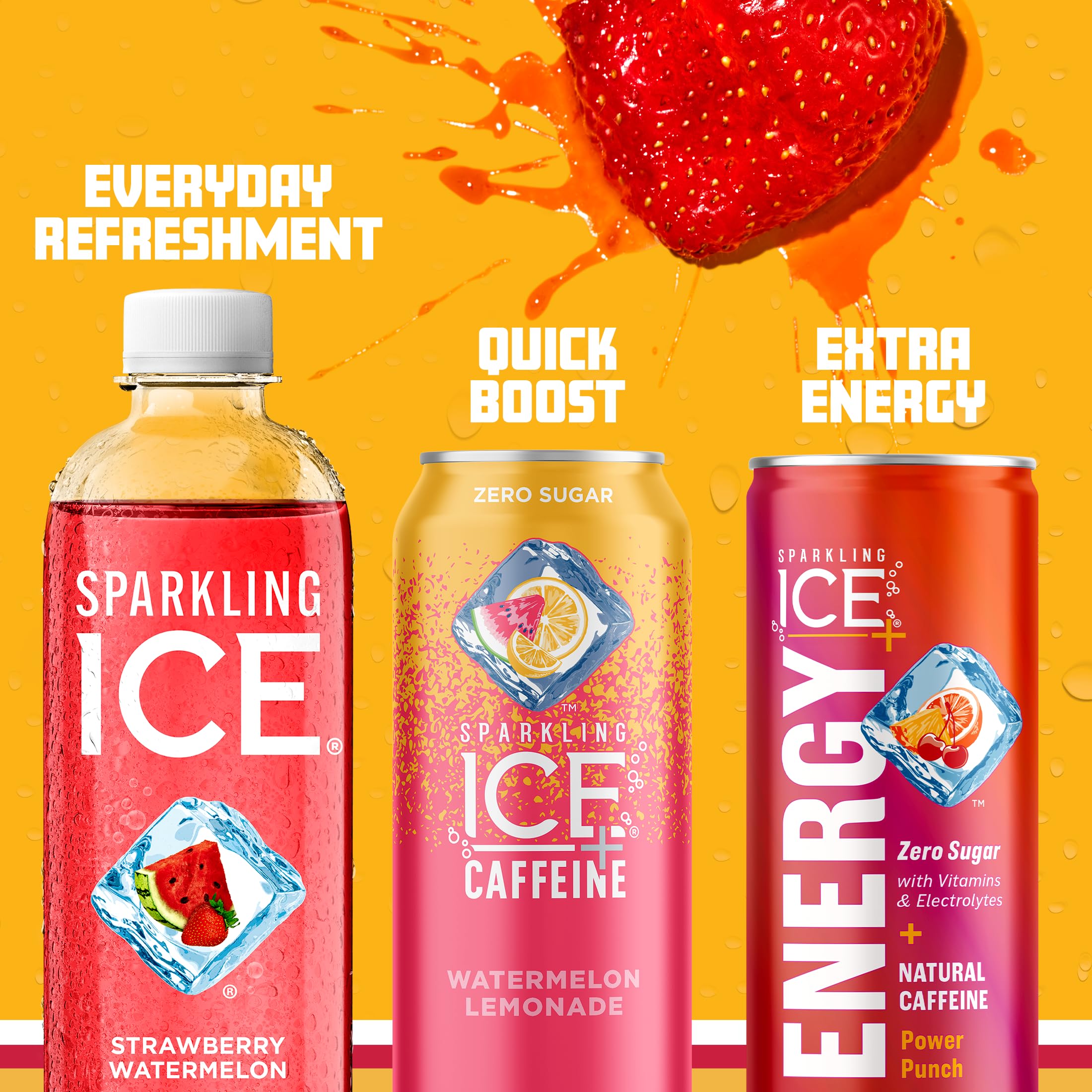 Sparkling Ice used as refreshing mocktail mixer with zero sugar.