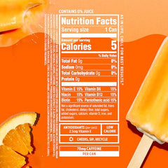 Sparkling Ice Shoppe Orange Cream can highlighting zero sugar and bold flavor.