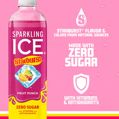 Serving a chilled Starburst fruit punch glass, low calorie option.