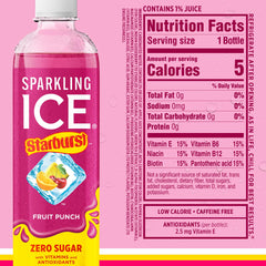 Sparkling Ice STARBURST vibrant colors without artificial dyes.