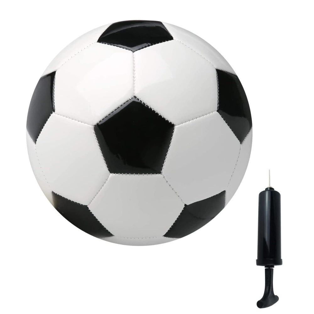 SPDTECH soccer ball size 5 with classic white and black finish for training.
