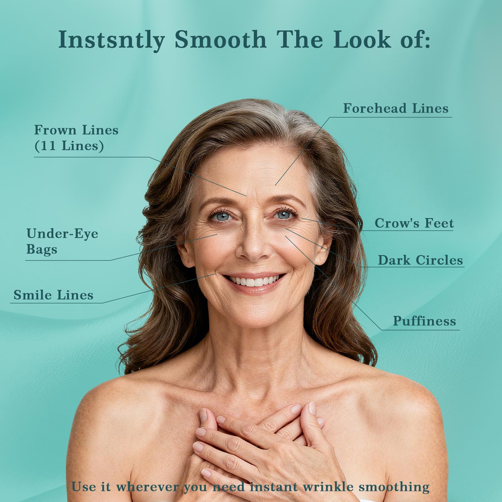 Spec Ask Instant Eye Lift Serum travel pack ready for flights and trips.