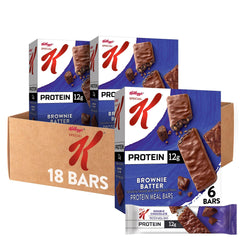 Special K Bar Protein Brownie Batter packaging highlighting grab-and-go nutrition.
