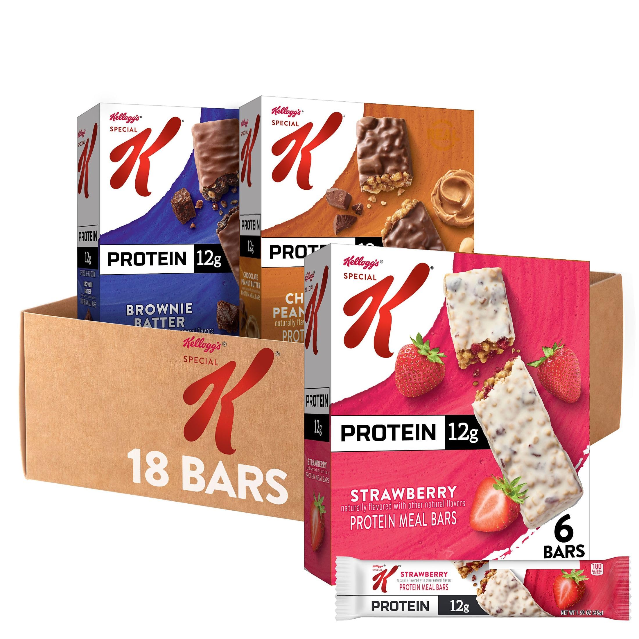 Special K Bar Protein Meal Bar close-up showing texture and protein boost