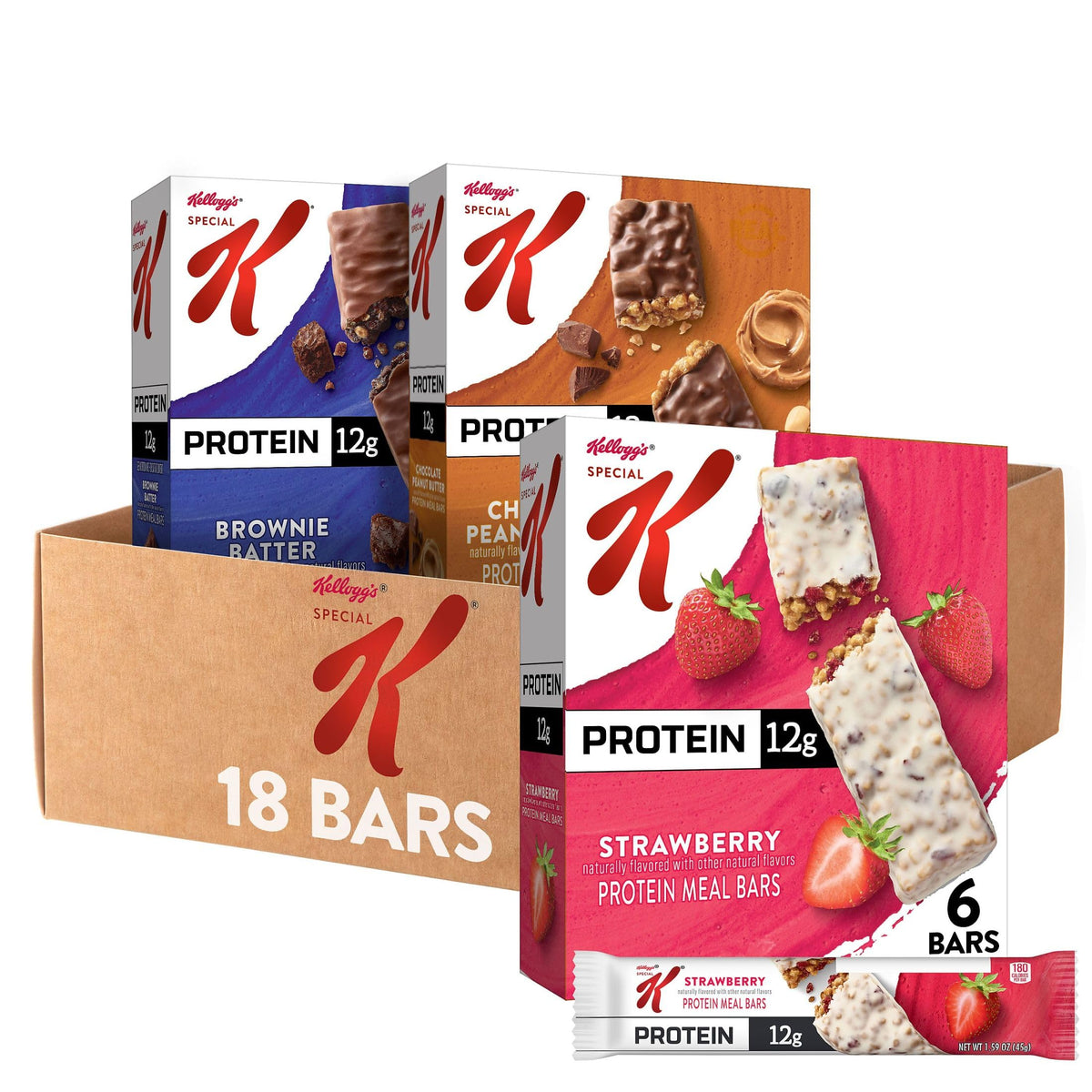 Special K Bar Protein Meal Bar close-up showing texture and protein boost