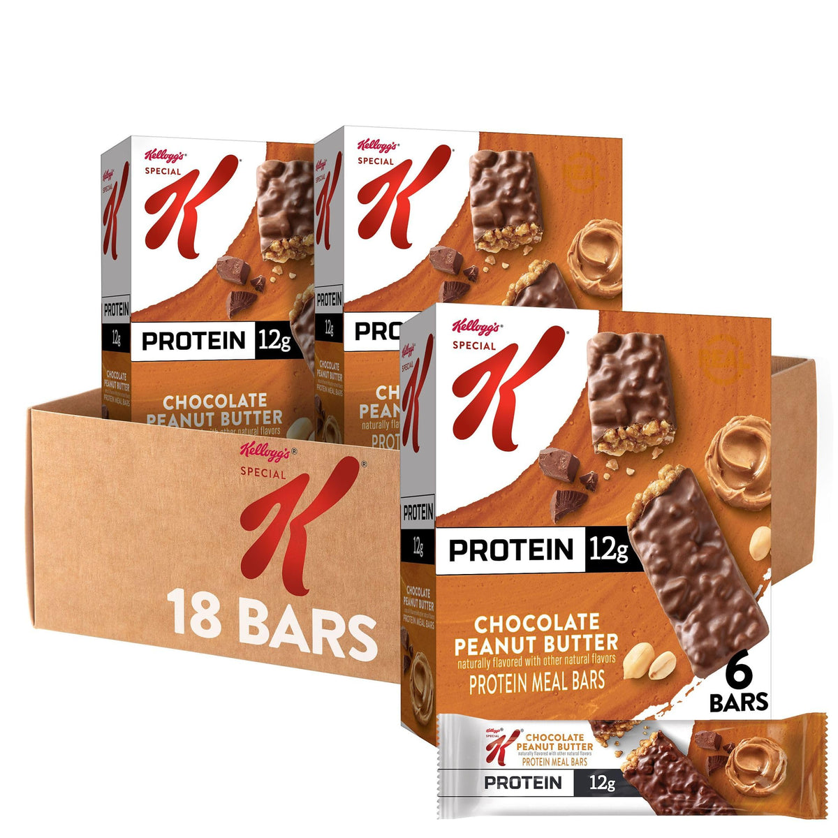 Special K Bar Protein Meal with chocolate coating for a quick energy boost