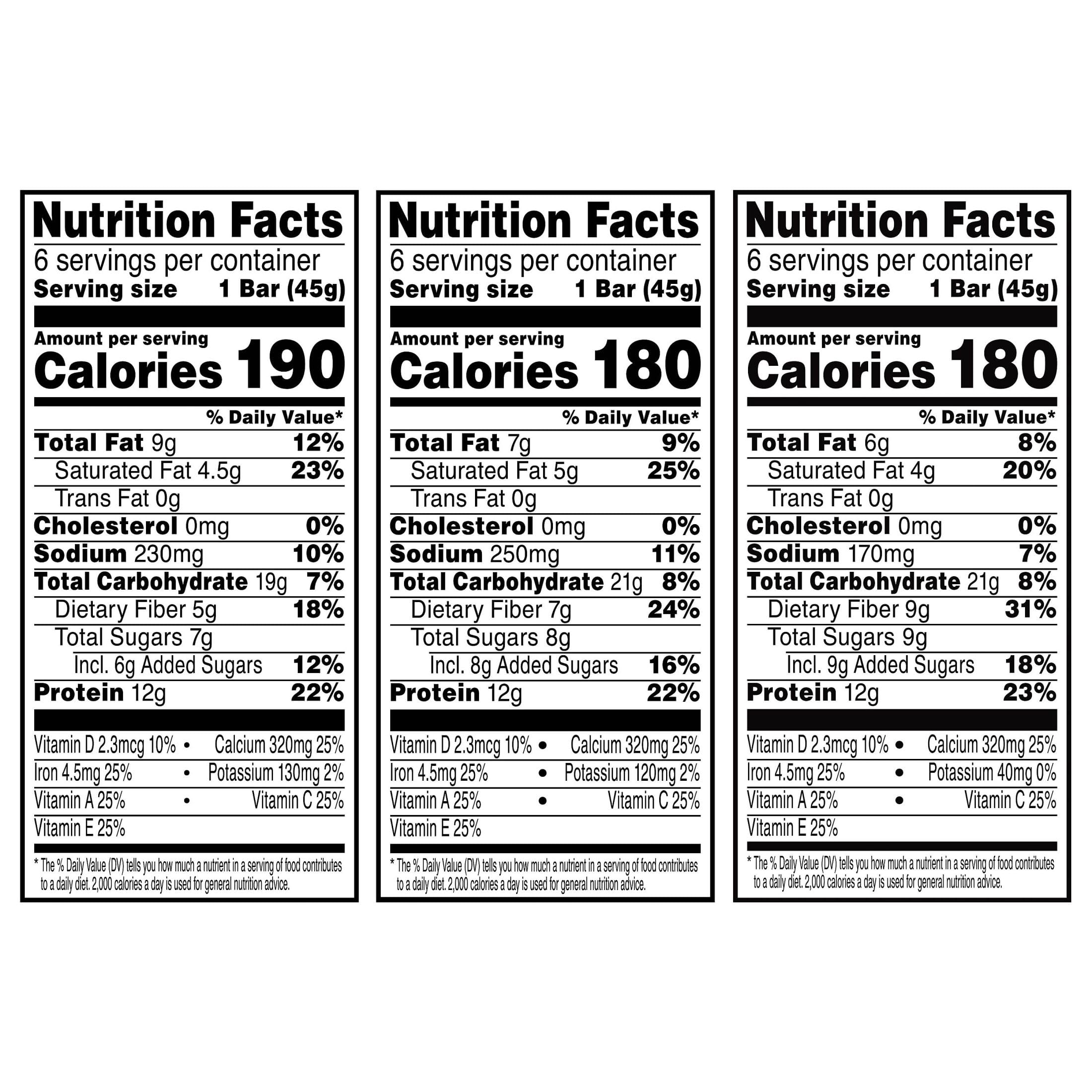Special K Bar Variety Pack display highlights three flavors for quick cravings