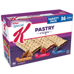 Special K Pastry Crisps Variety Pack box for convenient daily snacking