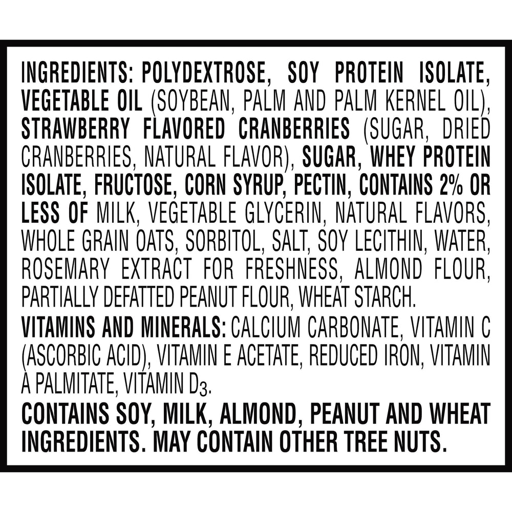 Close-up of Special K Protein Meal Bars creamy coating