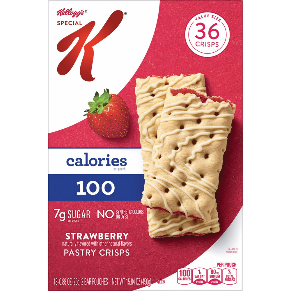 On-the-go snack image featuring Special K Crisps in a bag.