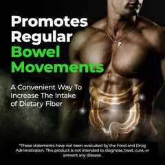 Fiberlyze scoop enables easy dosing of soluble and insoluble fiber for daily use.