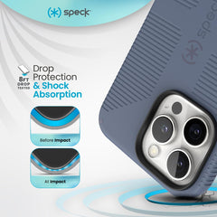 Speck CandyShell Grip Case for iPhone 16 Pro with slim profile and secure grip