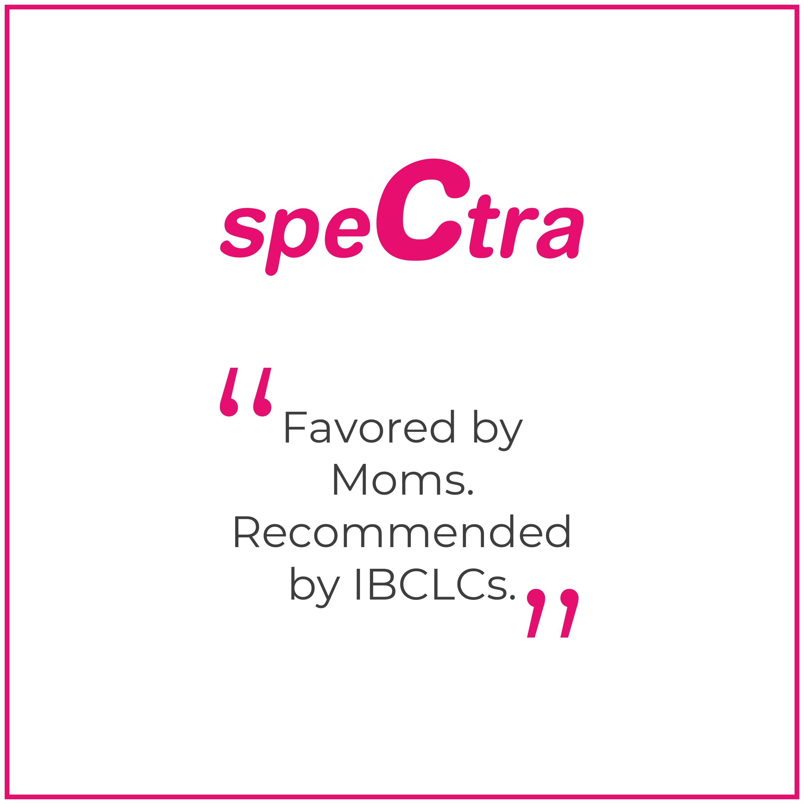Nipples not included with the Spectra bottle set.