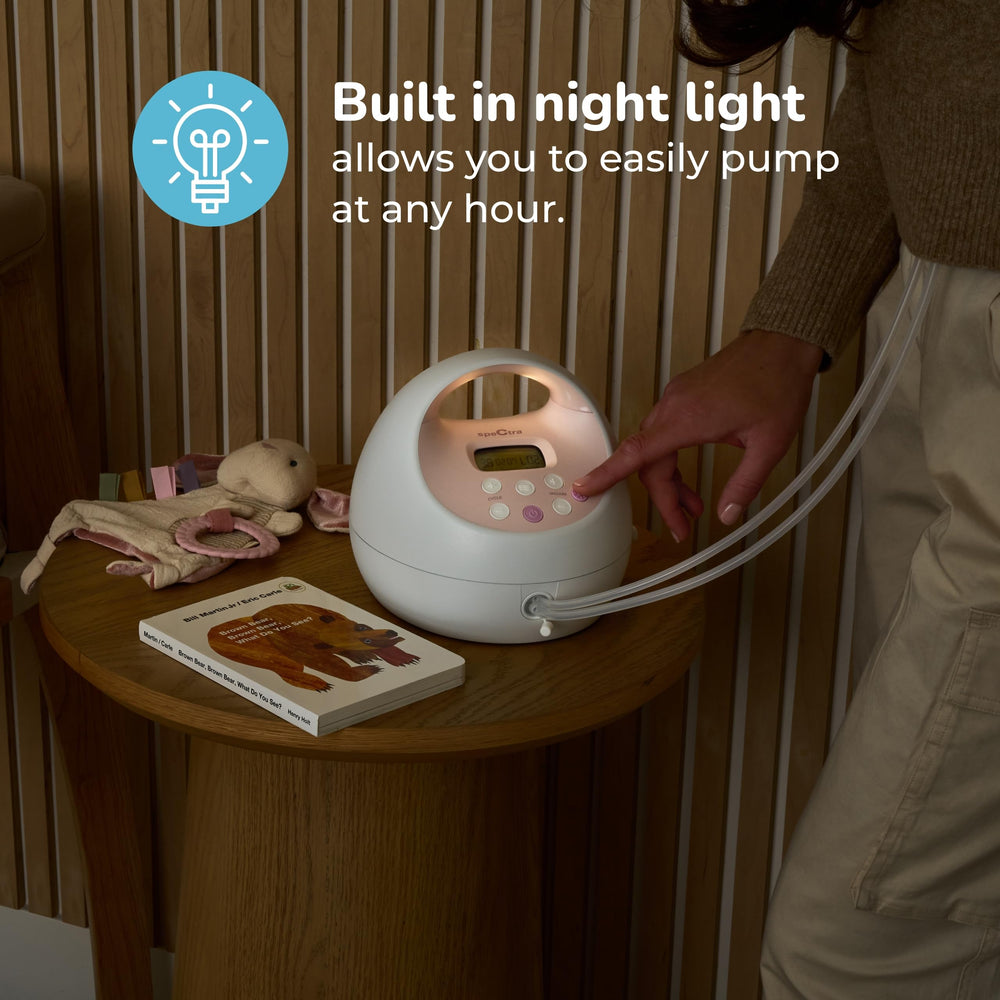 Spectra S2 Plus BPA/DEHP-free parts ensure safe contact with milk