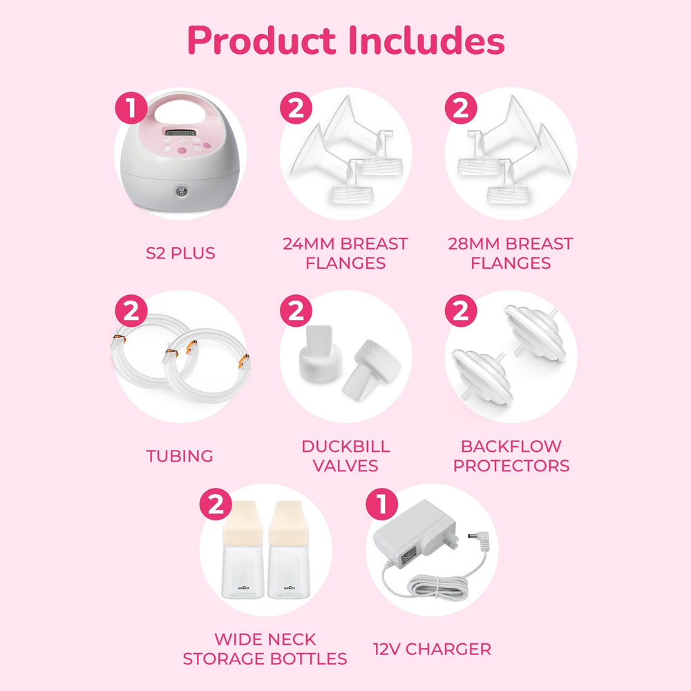 Spectra S2 Plus with comfort suction levels for gentle expression