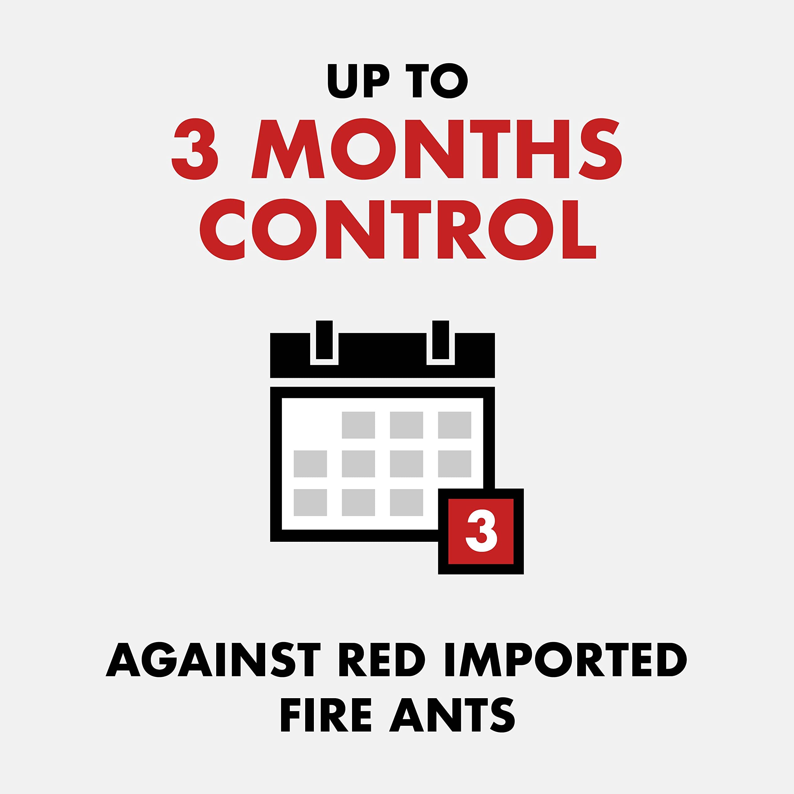 Close-up of queen and colony impact from Spectracide Fire Ant Shield