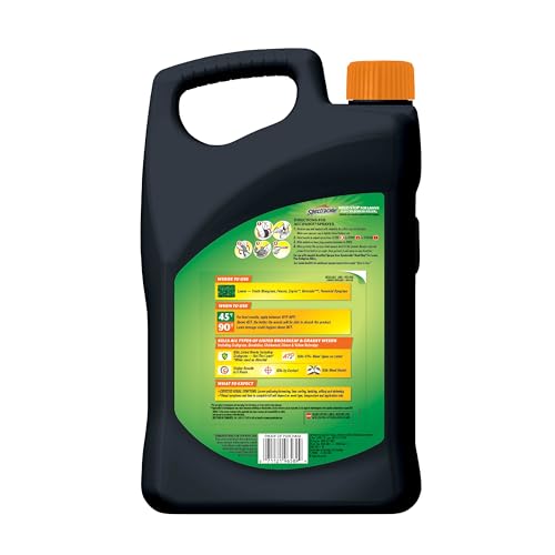 Spectracide Lawn-ready weed control in action on a healthy yard.