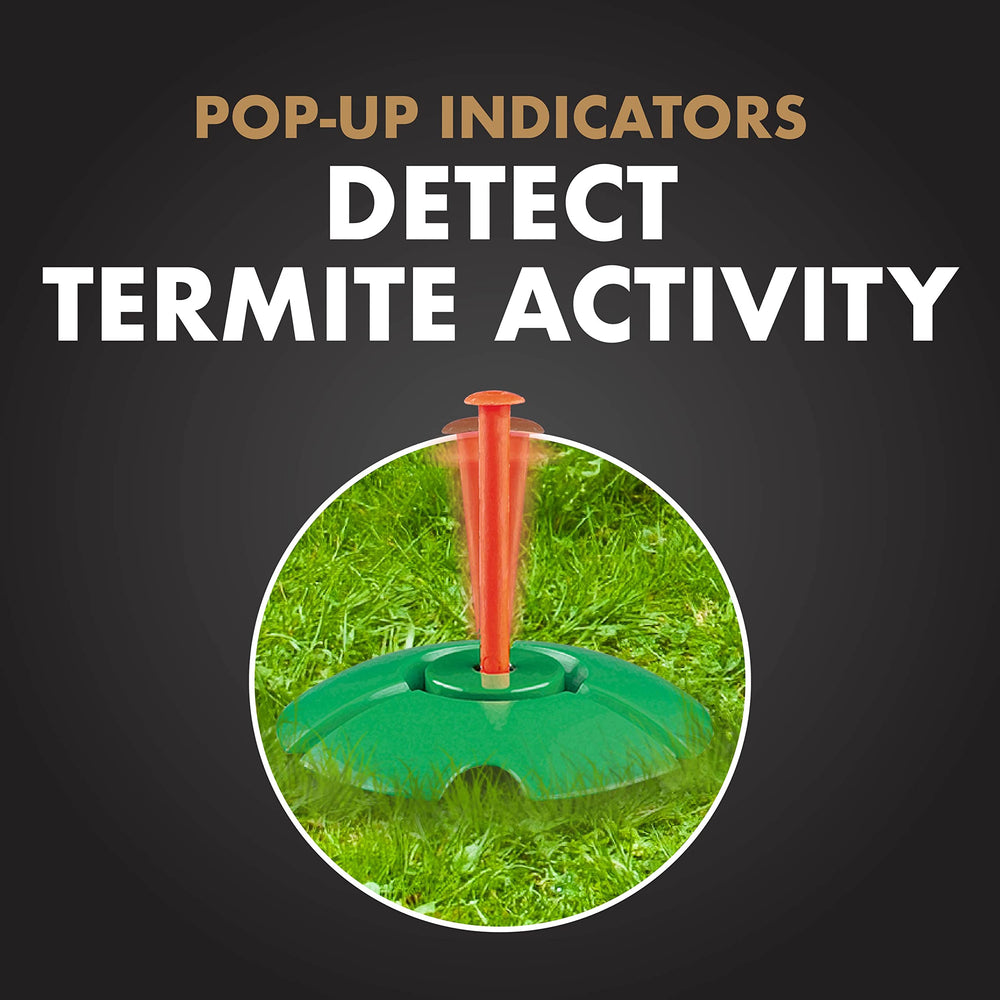 Locator shields help identify replacement stakes quickly during maintenance.
