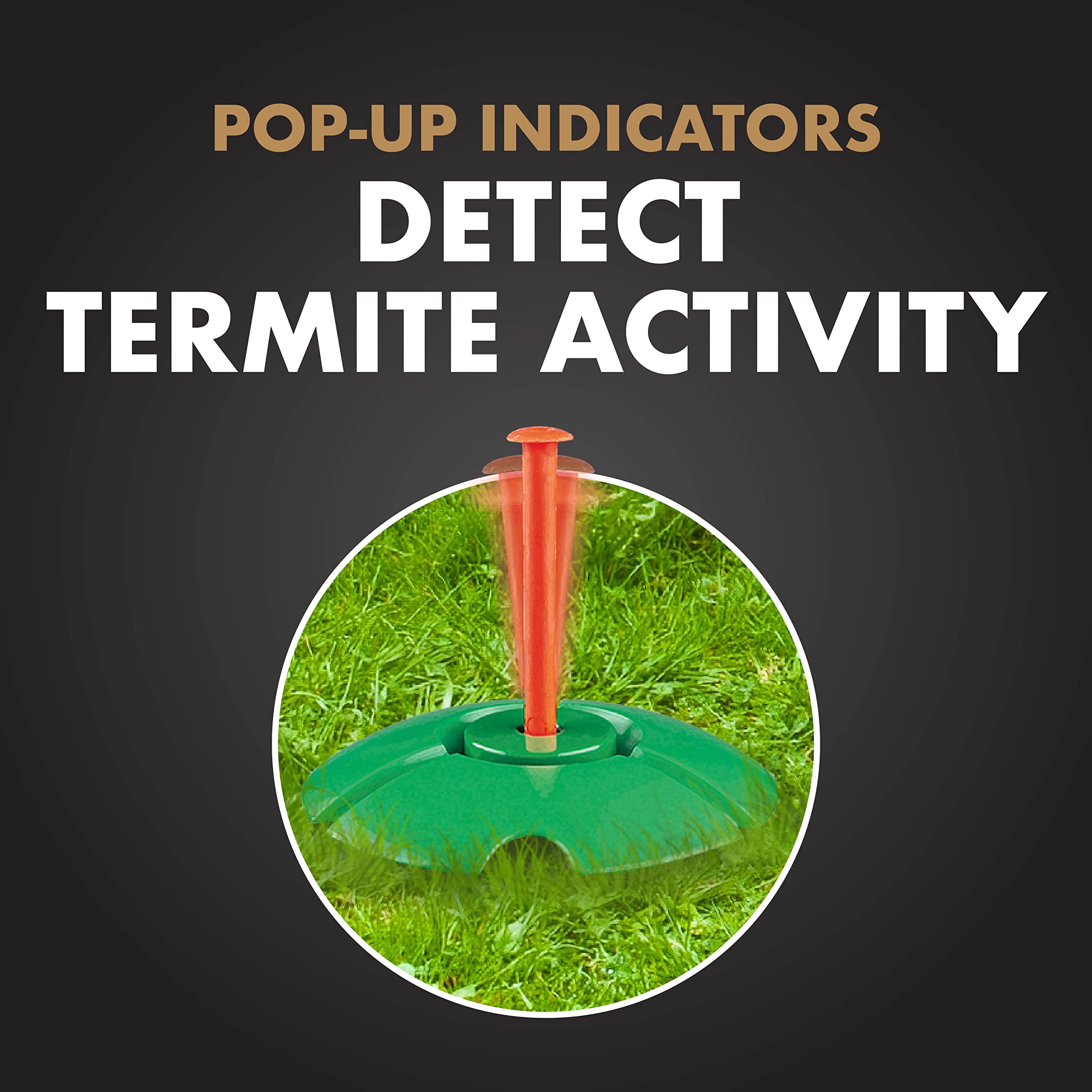 Spectracide Terminate stake distance guidance for effective monitoring