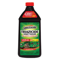 Spectracide Triazicide 40 oz bottle protects lawns from 260+ insects.
