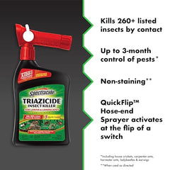 Spectracide Triazicide hose-end attachment for easy, even lawn application.