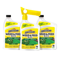 Spectracide Weed & Feed 20-0-0 QuickFlip sprayer assembled for easy lawn care