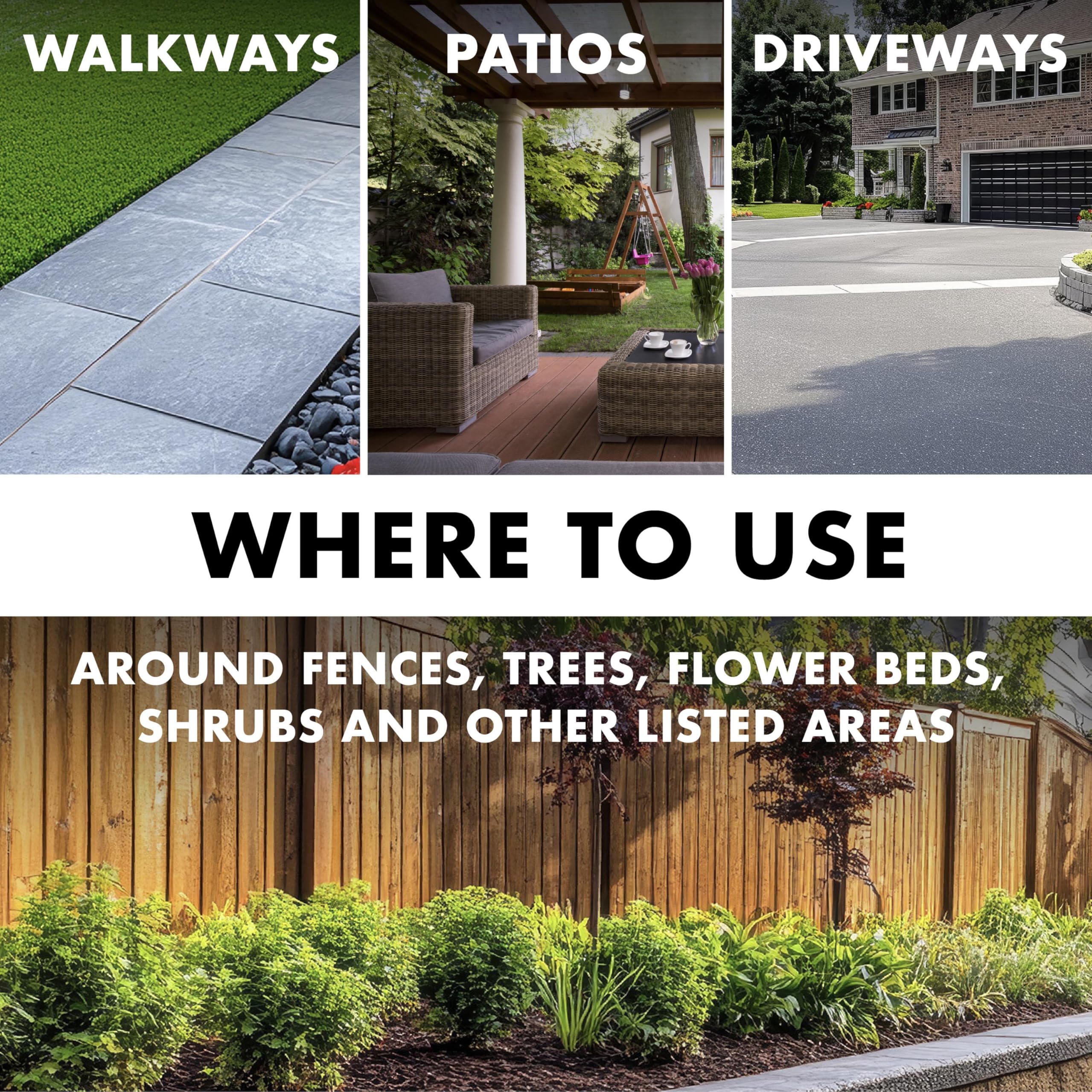 Spectracide weed killer ideal for driveways and walkways around edges.