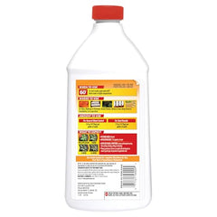 Spectracide concentrate used in a tank sprayer for quick, even coverage on patios and driveways.