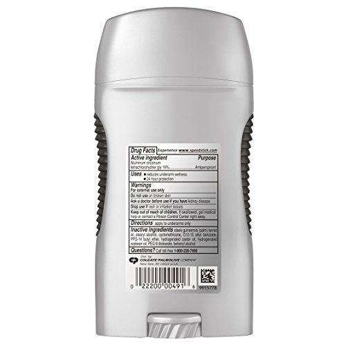 Speed Stick Power 24h protection for lasting odor and wetness control.