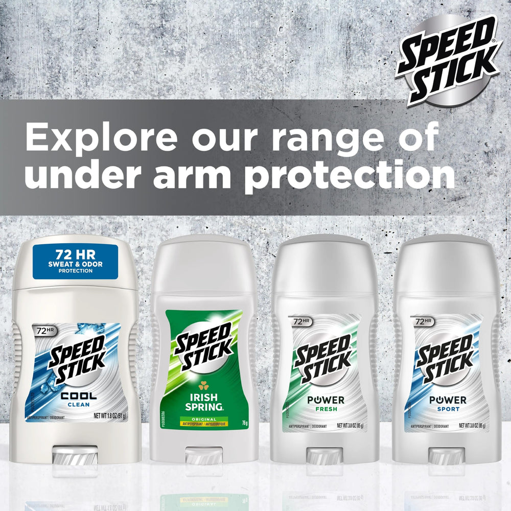 Speed Stick Power front-pack shot highlights sleek design.