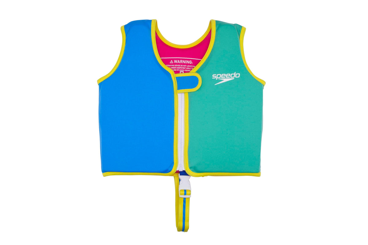 Speedo child flotation vest front view for confident water learning