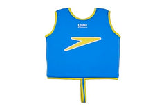 Speedo child flotation vest worn-fit demonstrating secure fit during water activities