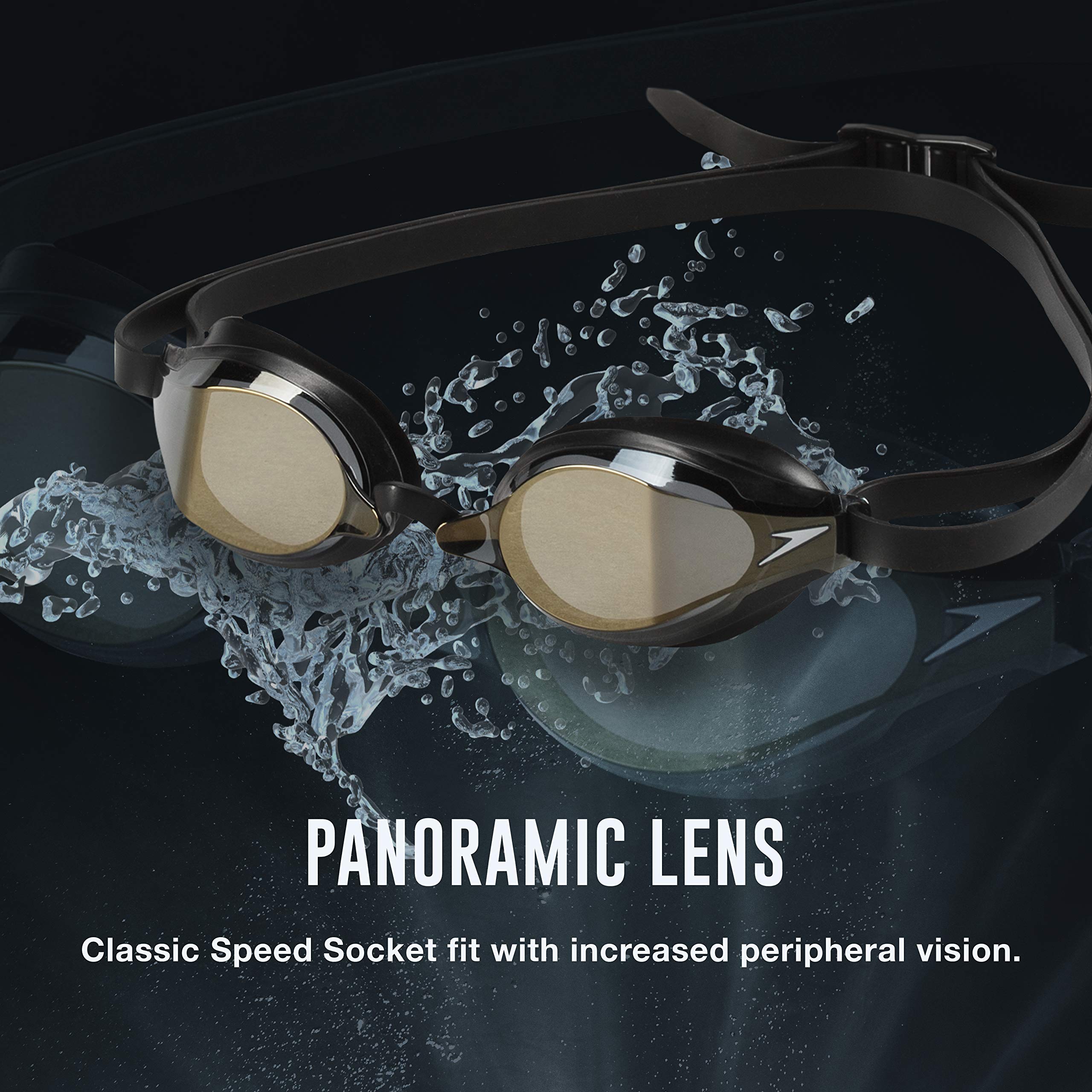 Speedo Speed Socket 2.0 inner-eye fit enhances comfort during extended swims.