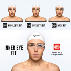 Speedo Speed Socket 2.0 mirrored lenses reduce glare for bright outdoor pools.