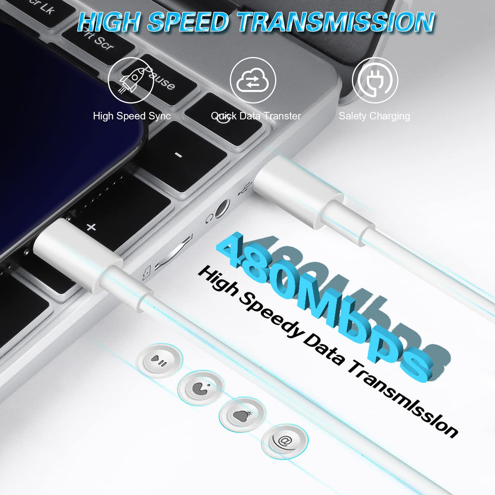SpeedScope included two 6ft USB-C to Lightning cables