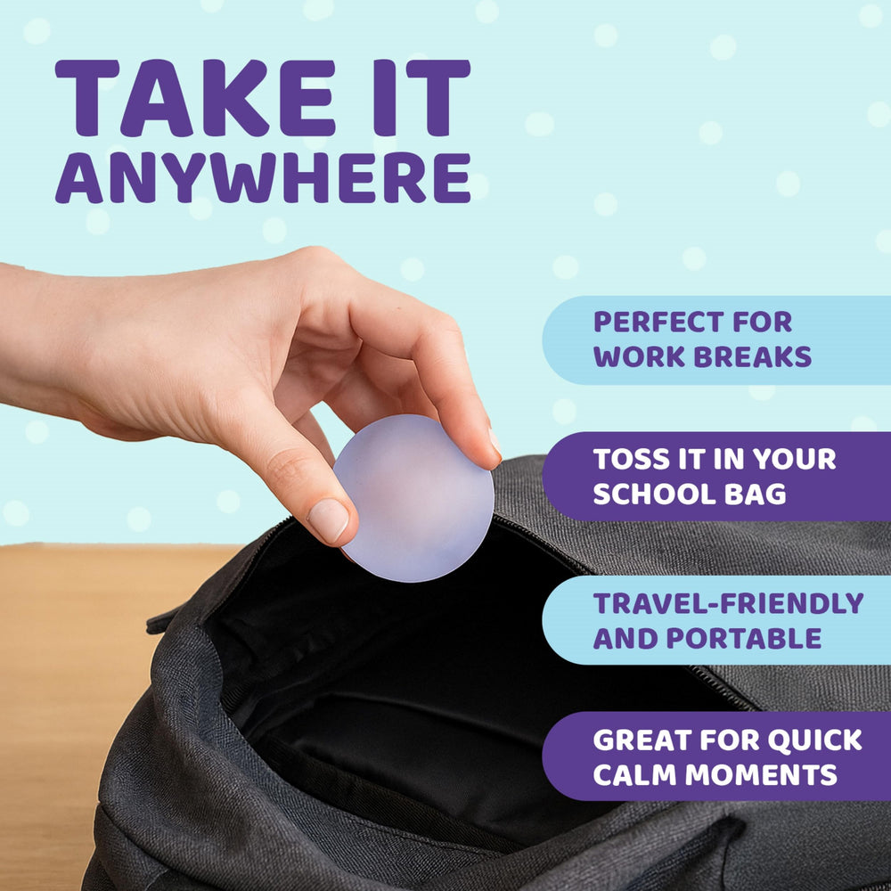 Speks Squishy Stress Balls blue gel-inside highlights durable core and smooth texture
