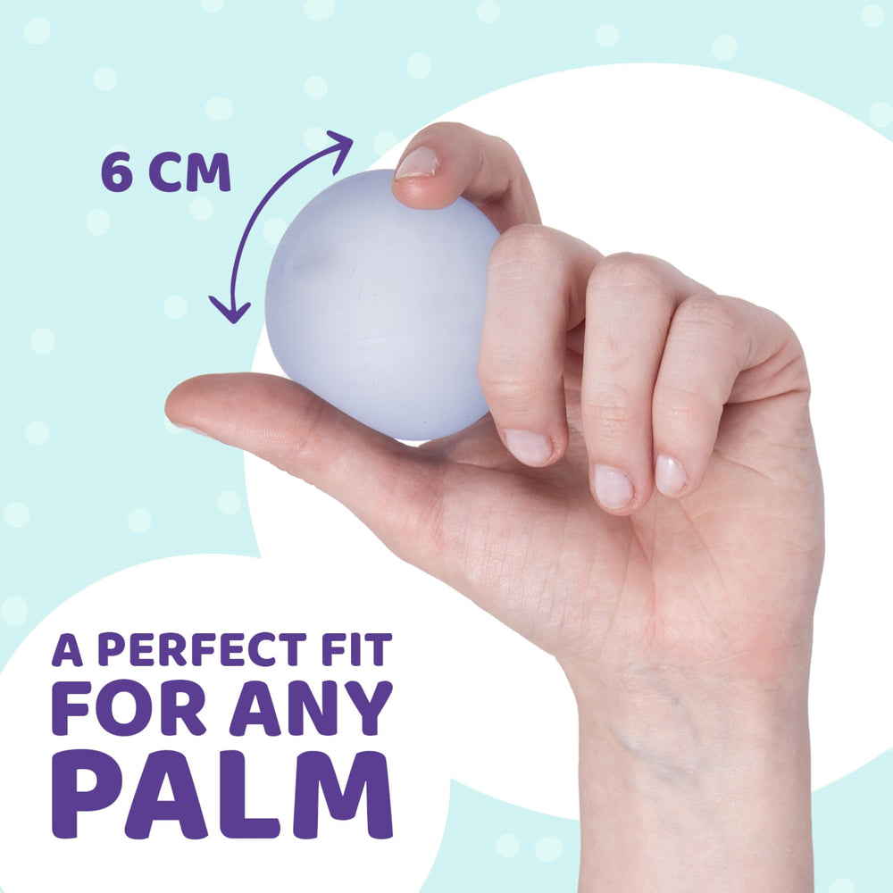 Speks Squishy Stress Balls blue travel case ready for on-the-go relief