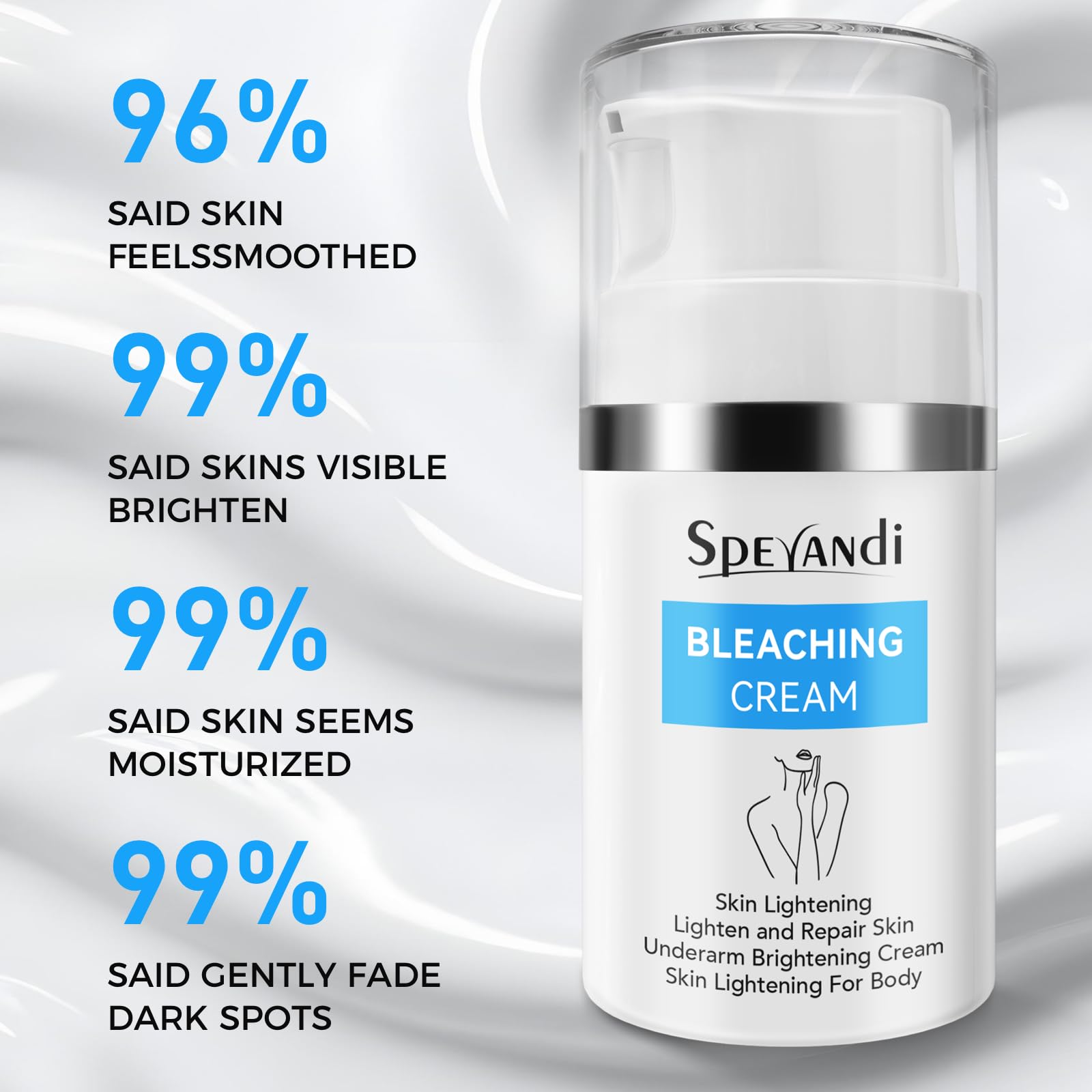 Sperandi Skin Brightening Cream underarms-area focus for gentle daily care.