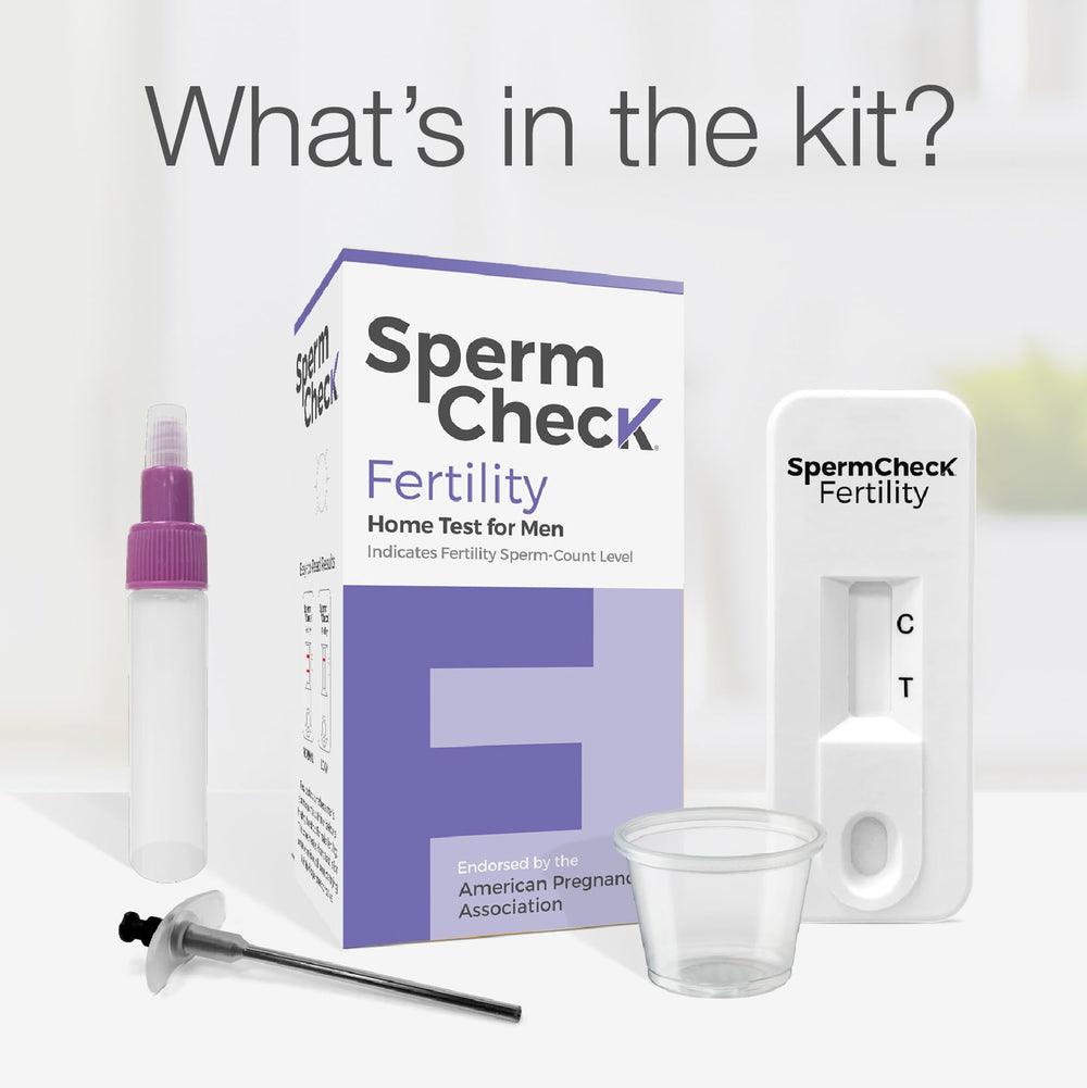 SpermCheck used privately at home for discreet fertility testing