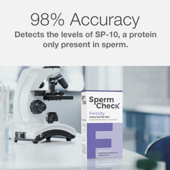 SpermCheck result window with clear outcomes for quick reading