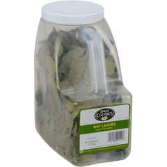 Spice Classics Whole Bay Leaves in a bulk bottle for consistent kitchen flavor.